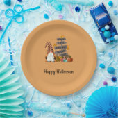 ハロウィーン格言,秋,カボチャ,ハローウィンパーティ ペーパープレート (パーティー)