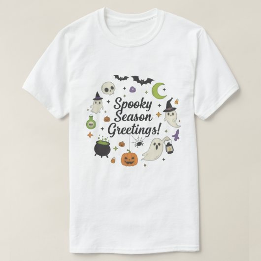 ハロウィーン格言Tシャツ – かわいいウィッチTシャツ Tシャツ (デザイン正面)