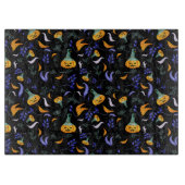 ハロウィーン森林ガラス切断板 カッティングボード (正面)