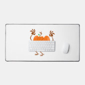 ハロウィーン植物 デスクマット (キーボード&マウス)