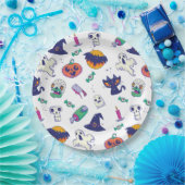 ハロウィーン模様の装飾 ペーパープレート (パーティー)