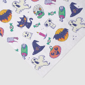 ハロウィーン模様の装飾 薄葉紙 (詳細)