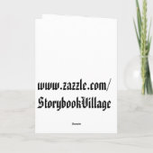 ハロウィーン歌本挨拶カード カード (裏面)