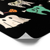 ハロウィーン歯不気味ハロウィーン歯科引用文 ポスター (角)