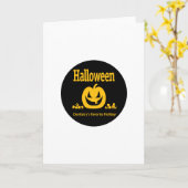 ハロウィーン歯科お気に入りのズホリデー カード (黄色い花)