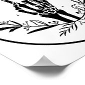 ハロウィーン死の独身新郎グロムスマンゴシック ポスター (角)