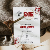 ハロウィーン殺人謎パーティの招待状 招待状