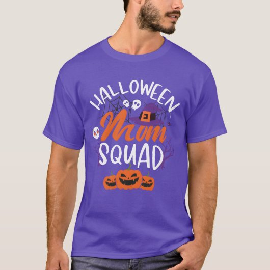 ハロウィーン母おもしろい隊 Tシャツ (正面)