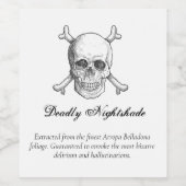 ハロウィーン毒ウィンラベル ワインラベル (シングルラベル)