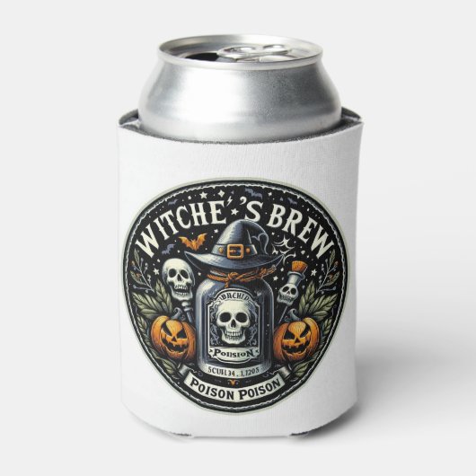 ハロウィーン毒魔女の醸造 缶クーラー (缶正面)