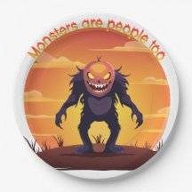 ハロウィーン毛深い小さなモンスターのトリックまたはトリート