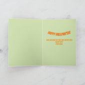 ハロウィーン気分で カード (内部)