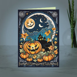 ハロウィーン気分で カード