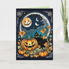 ハロウィーン気分で カード