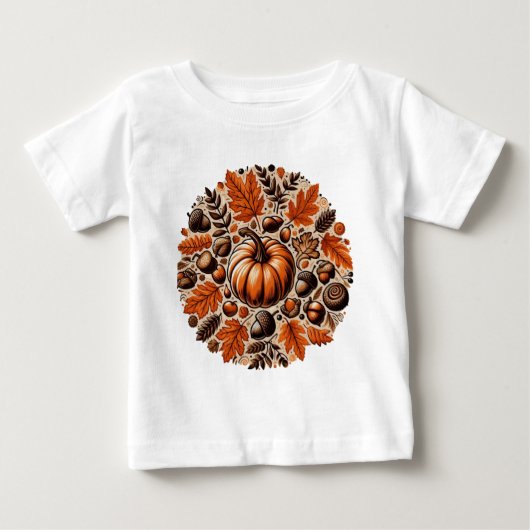 ハロウィーン気分 ベビーTシャツ (正面)