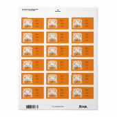 ハロウィーン気分 ラベル (フルシート)