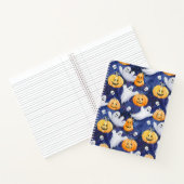 ハロウィーン水彩パターン ノートブック (内部)