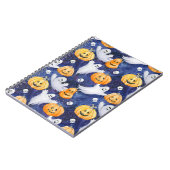 ハロウィーン水彩パターン ノートブック (左側)