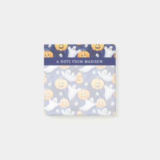 ハロウィーン水彩パターン ポストイット