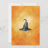 ハロウィーン水彩魔女ブライダルシャワーパーティー 招待状 (裏面)