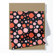 ハロウィーン水玉模様オンブラックパターン ファブリック