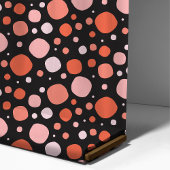 ハロウィーン水玉模様オンブラックパターン ファブリック