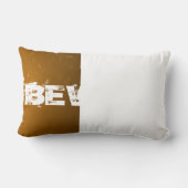 ハロウィーン注意ランバー枕 ランバークッション (裏面)