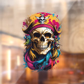 ハロウィーン海賊スカル ウィンドウサイン (シート2)