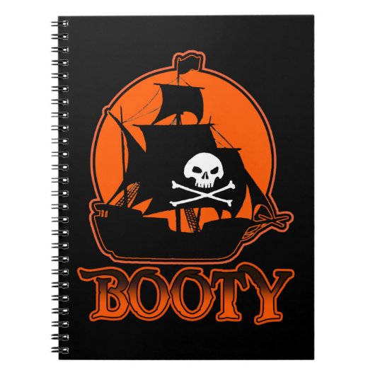 ハロウィーン海賊ブーティ ノートブック (正面)