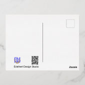 ハロウィーン海賊旗&幽霊たち金箔はがき 箔シーズンポストカード (裏面)