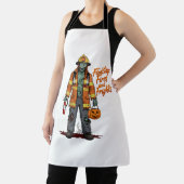 ハロウィーン消防士が火と人権を戦う エプロン (インサイチュ)