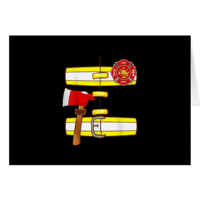 ハロウィーン消防士の衣装ファン男性の女性 (正面横)