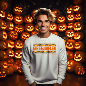 ハロウィーン消防士フード付きスウェットシャツ名 スウェットシャツ