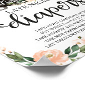 ハロウィーン深夜おむつ赤ちゃんシャワーゲームサイン ポスター (角)