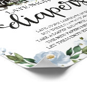 ハロウィーン深夜おむつ赤ちゃんシャワーゲームサイン ポスター (角)