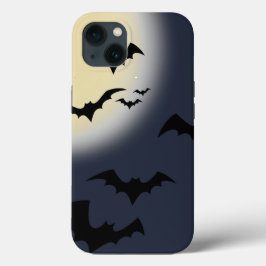 ハロウィーン満月とこうもり iPhone 13ケース