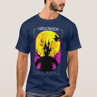 ハロウィーン満月ホラーハロウィーンの衣装ギフト Tシャツ