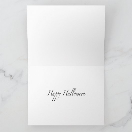 ハロウィーン満月 カード (内部)