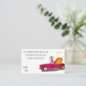 ハロウィーン漫画かぼちゃお菓子の推測ゲーム エンクロージャーカード (スタンド正面)