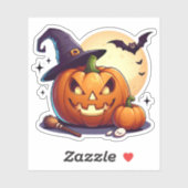 ハロウィーン漫画のカボチャのシール シール (シート)