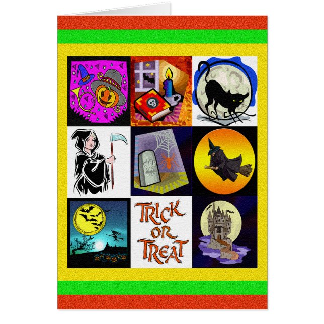 ハロウィーン漫画モンタージュ (正面)