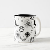 ハロウィーン照明眼 ツートーンマグカップ (正面右)