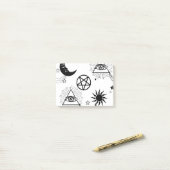 ハロウィーン照明眼 ポストイット (デスク上)