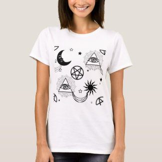 ハロウィーン照明眼 Tシャツ