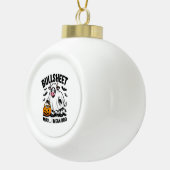 ハロウィーン牛 セラミックボールオーナメント (右)