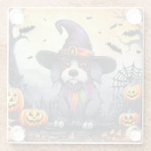 ハロウィーン犬 ガラスコースター (裏面)