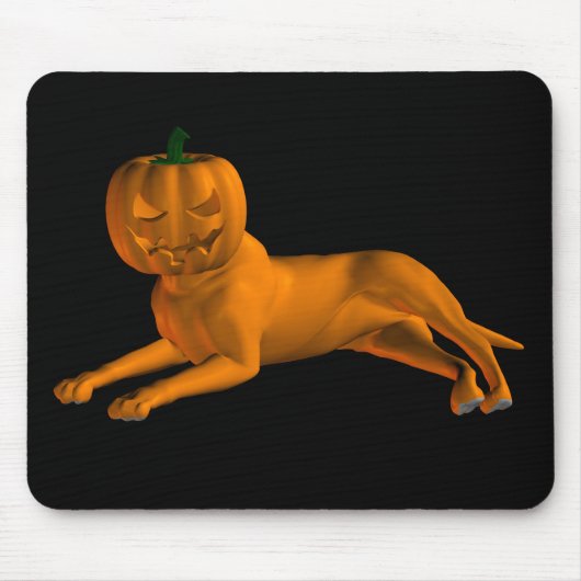 ハロウィーン犬 マウスパッド (正面)