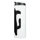 ハロウィーン猫が怖い タンブラー (回転右)