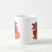 ハロウィーン猫とカボチャ コーヒーマグカップ (中央)