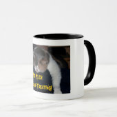 ハロウィーン猫のトリックやコーヒーの処理 マグカップ (正面右)